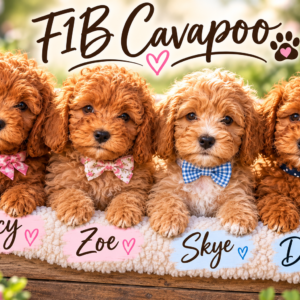 Gorgeous Cavapoo Ruby Puppies F1B Litter